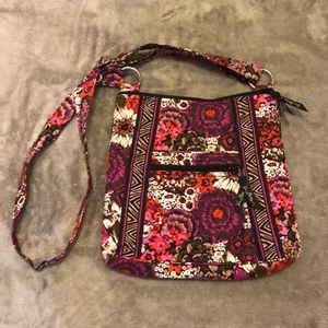 Vera Bradley Hipster Crossbody in Rosewood